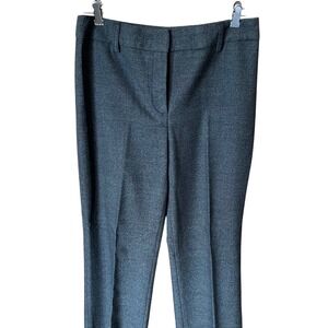 Rafaella Women's Gray Herringbone Dress Pants Size‎ 8 Polyester Rayon Spandex